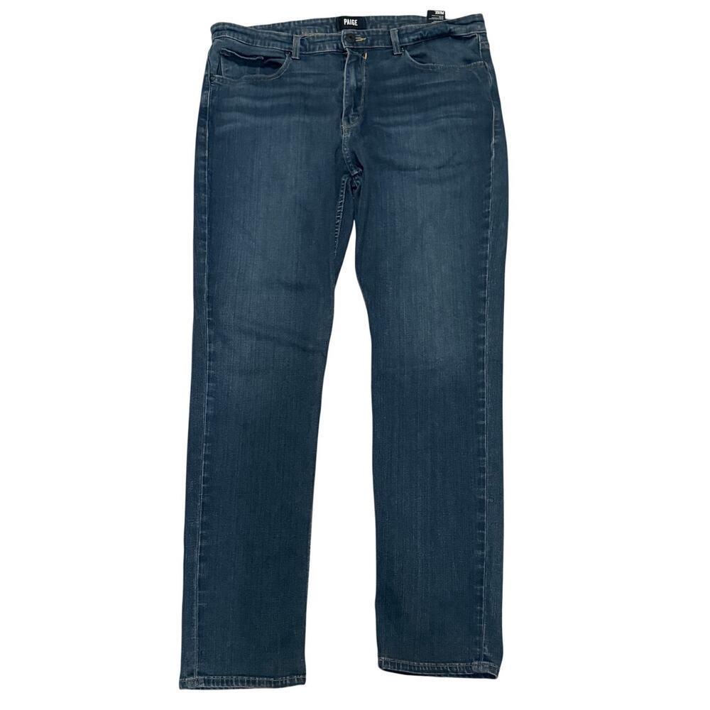 Paige Lennox Straight Leg Dark Wash Men Jeans 40x32 Classic Capsule Casual